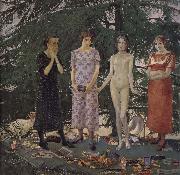 Felice Casorati Recreation by our Gallery Sweden oil painting reproduction